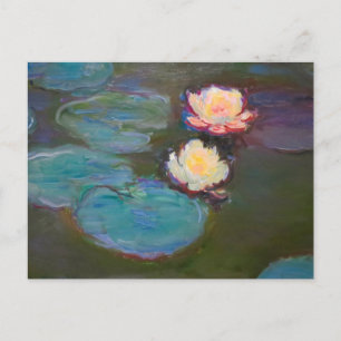 Monet Seerosen Teich Seerosen Gemälde Postkarte