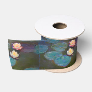 Monet Seerosen Teich Seerosen Gemälde Satinband