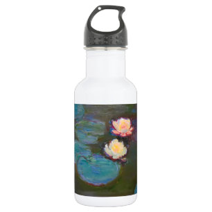Monet Seerosen Teich Seerosen Malerei Edelstahlflasche