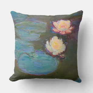 Monet Seerosen Teich Seerosen Malerei Kissen