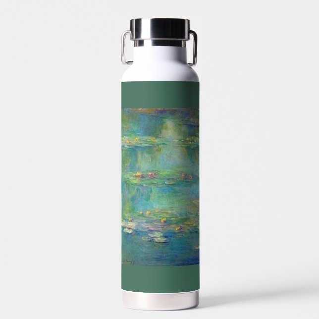 Monet Seerosen  Trinkflasche (Vorne)