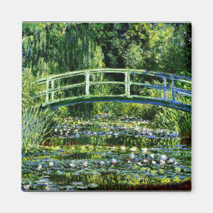 Monet - Seerosenteich, grün Magnet