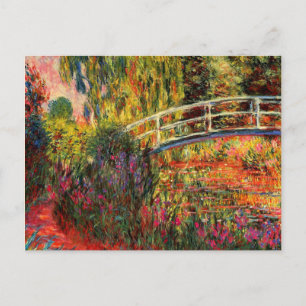 Monet - Seerosenteich, Wasser-Schwertlilien Postkarte