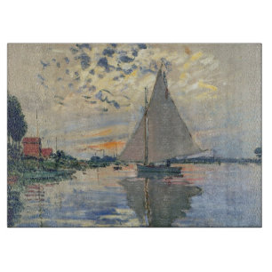 Monet-Segelboot Französischer Impressionismus Klas Schneidebrett