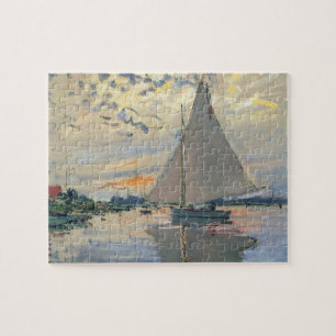 Monet-Segelschiff Französischer Impressionismus Kl
