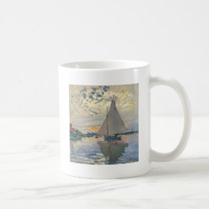 Monet-Segelschiff Französischer Impressionismus Kl Kaffeetasse