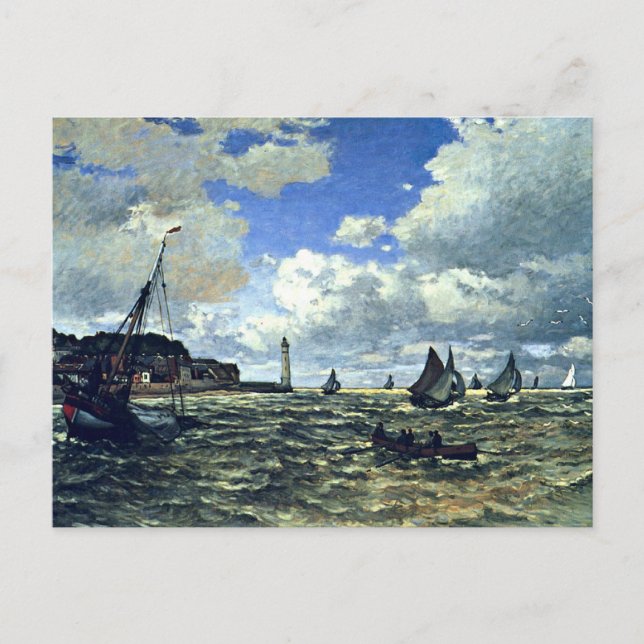 Monet - Seine-Mündung in Honfleur Postkarte (Vorderseite)