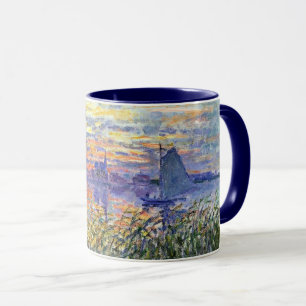 Monet - Sonnenuntergang an der Seine, Tasse