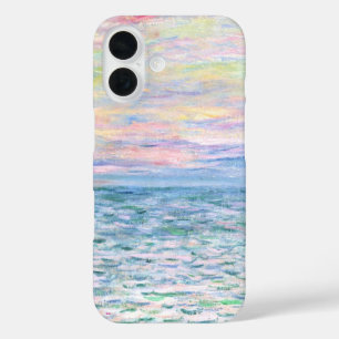 Monet - Sonnenuntergang in Pourville, schöne Kunst iPhone 16 Hülle