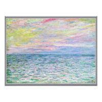 Monet - Sonnenuntergang in Pourville, schöne Kunst