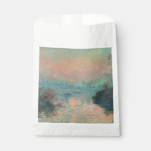 Monet Sonnenuntergang Seine Feine Kunst Impression Geschenktütchen