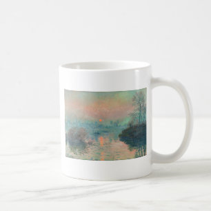 Monet Sonnenuntergang Seine Feine Kunst Impression Kaffeetasse