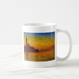 Monet Sonnenuntergang Venedig Farbige Impressionis Kaffeetasse