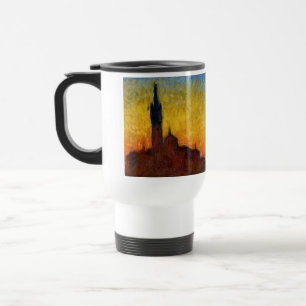 Monet Sonnenuntergang Venedig Farbige Impressionis Reisebecher