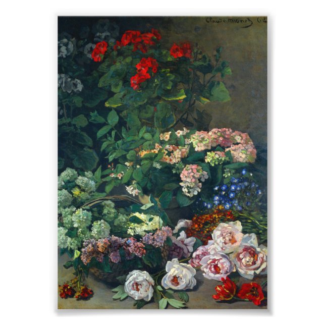 Monet Spring Flowers Fotodruck (Vorne)