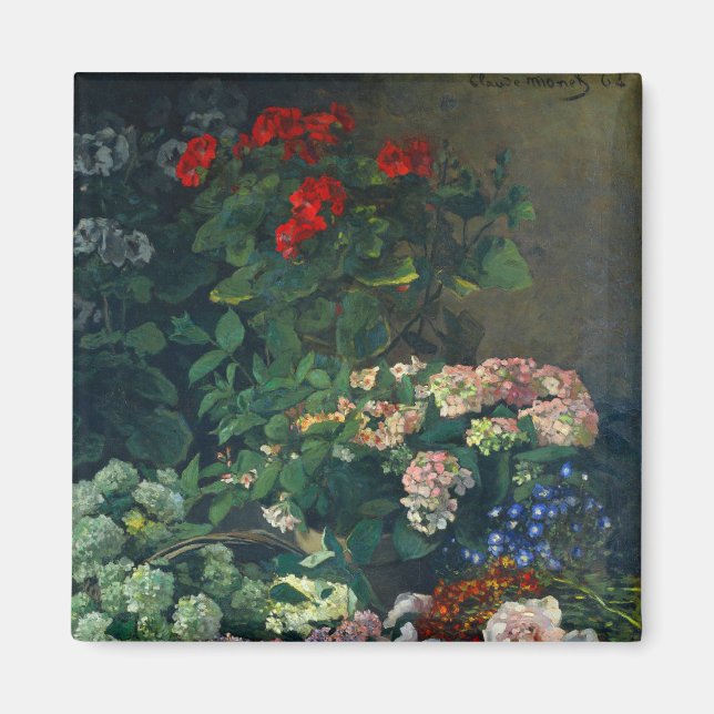 Monet Spring Flowers Magnet (Vorne)