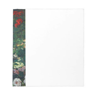 Monet Spring Flowers Notizblock