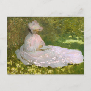 Monet Springtime Postkarte