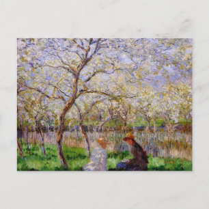 Monet - Springtime Postkarte
