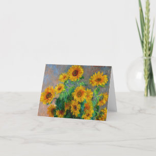 Monet Sunblumen Ankündigung