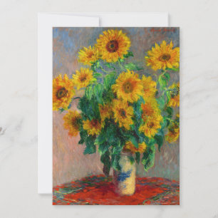 Monet Sunblumen Ankündigung