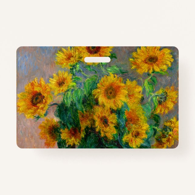 Monet Sunblumen Ausweis (Vorderseite)