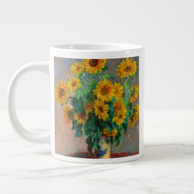 Monet Sunblumen Jumbo-Tasse (Links)