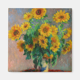 Monet Sunblumen Magnet