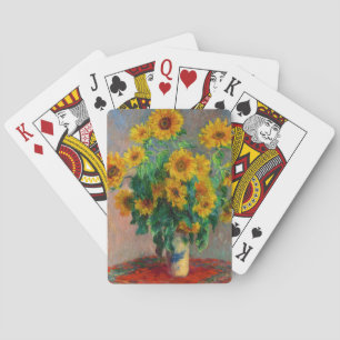 Monet Sunblumen Spielkarten