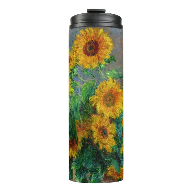 Monet Sunblumen Thermosbecher (Vorderseite)
