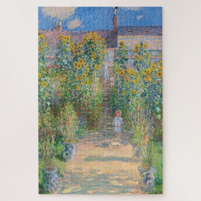Monet Sunflowers Garden 1000 Stück (Vertikal)