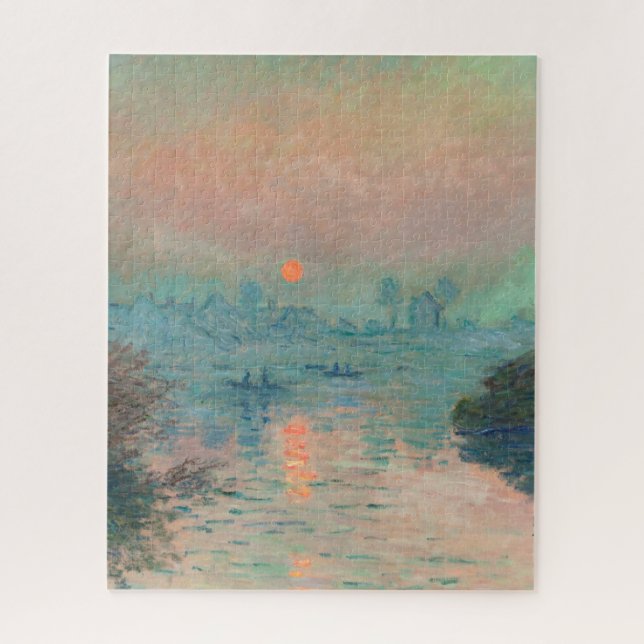 Monet Sunset Seine Frische Pasta machen (Vertikal)