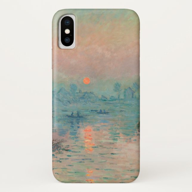 Monet Sunset Seine Frische Pasta machen Case-Mate iPhone Hülle (Rückseite)