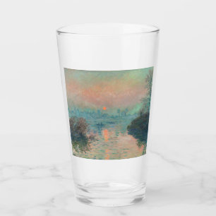 Monet Sunset Seine Frische Pasta machen Glas