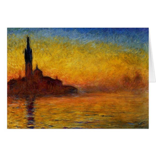 Monet Sunset Venedig Frische Pasta machen (Vorderseite (Horizontal))