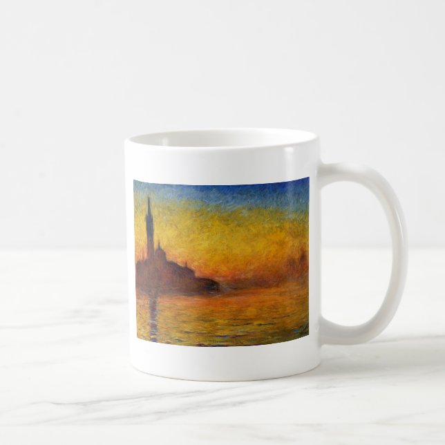 Monet Sunset Venedig Frische Pasta machen Kaffeetasse (Rechts)
