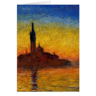 Monet Sunset Venise Coloré Impressionnisme Art
