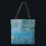 Monet Tasche "Water Lilies" auf beiden Seiten<br><div class="desc">Große Tasche mit dem Impressionisten Claude Monets "Water Lilies" auf beiden Seiten gezeigt</div>