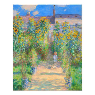 Monet The Artist's Garden at Vétheuil Fotodruck