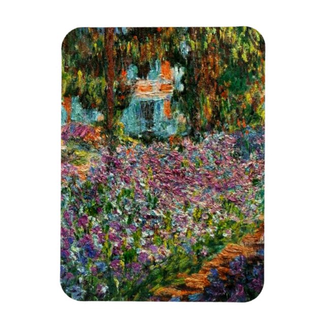 Monet The Artist's Garden Magnet (Vertikal)