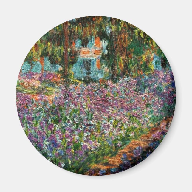 Monet The Artist's Garden Magnet (Vorne)