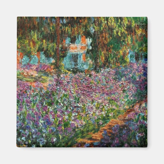 Monet The Artist's Garden Magnet (Vorne)