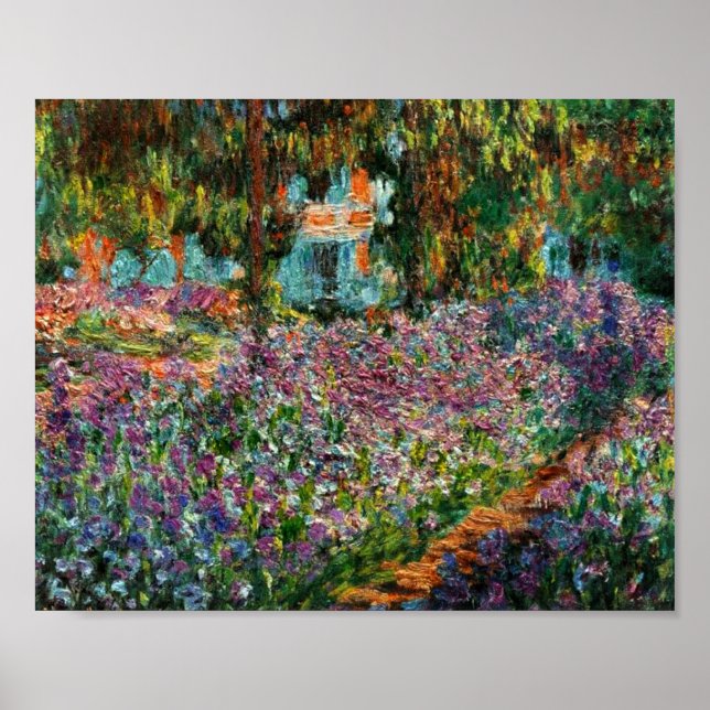 Monet The Artist's Garden Poster (Vorne)