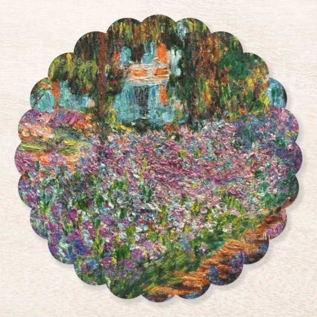 Monet The Artist's Garden Untersetzer (Vorderseite)