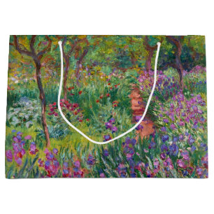 Monet "The Iris Garden at Giverny" Große Geschenktüte