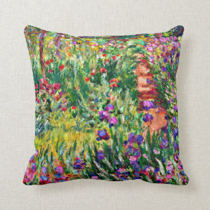 Monet - The Iris Garden at Giverny Kissen