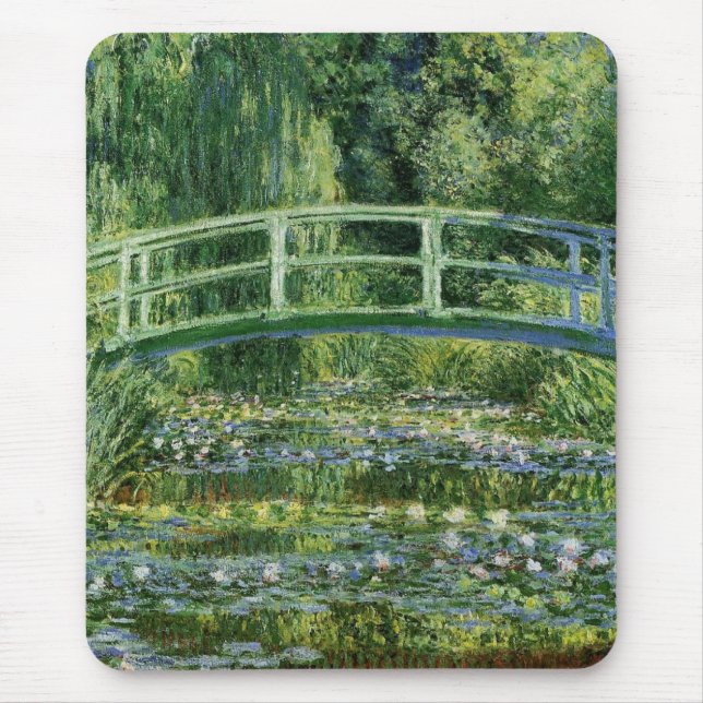 Monet - The Japanese Bridge, 1899, Mousepad (Vorne)