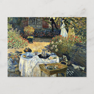 Monet - The Luncheon, 1873 Kunstwerk Postkarte