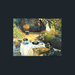 Monet - The Luncheon Leinwanddruck<br><div class="desc">Claude Monet Gemälde, Das Mittagessen.</div>