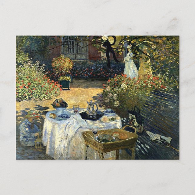 Monet - The Luncheon Postkarte (Vorderseite)